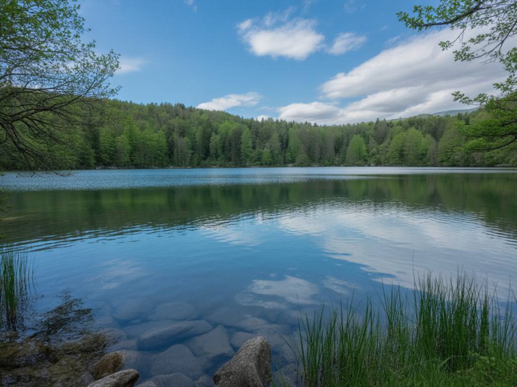 Lac bleu de Léognan : baignade et forêt en toute tranquillité