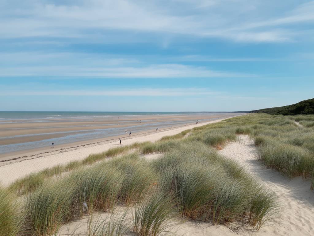 Plage Saint-Brice : nature sauvage entre bassin et océan